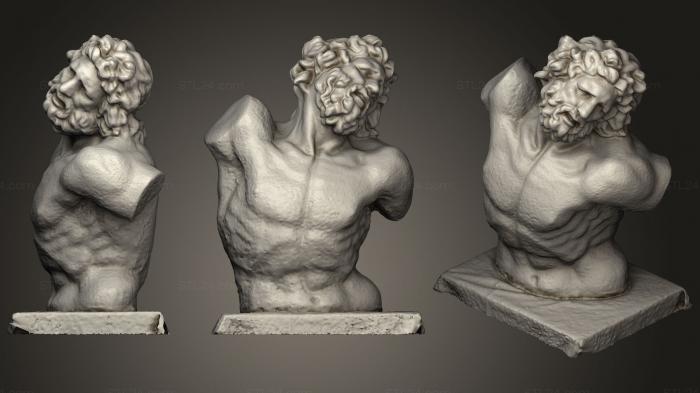 Бюсты и головы античные и исторические (Модель 20, BUSTA_0744) 3D модель для ЧПУ станка